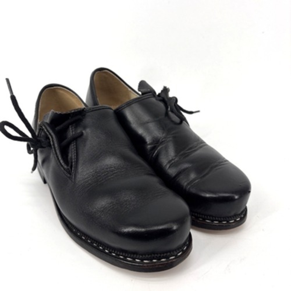 Meindl Haferlschuh Shoe Mens 9 Black Leather Oktoberfest Bavarian 1606 UK 8